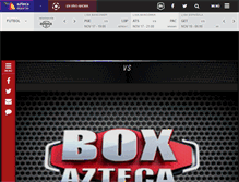 Tablet Screenshot of boxazteca.com